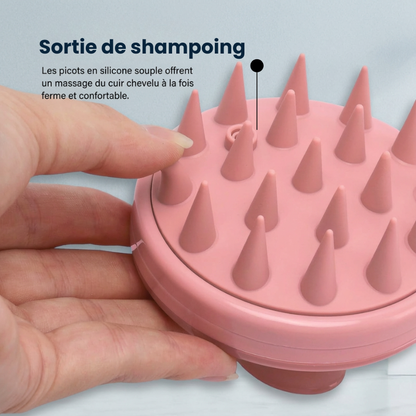 ScalpCare – Brosse exfoliante pour cuir chevelu Ecovia