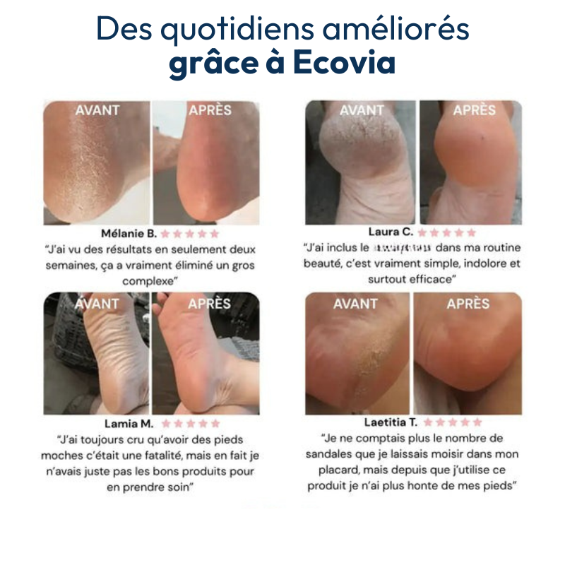 Masque peeling magique pour les pieds Ecovia