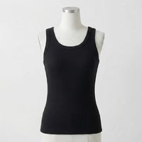 Maggie's ribbed cotton built-in bra tank color option