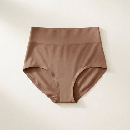 Maggie's high-waisted smoothing brief in wheat